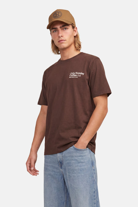 T-shirt à manches courtes - brun