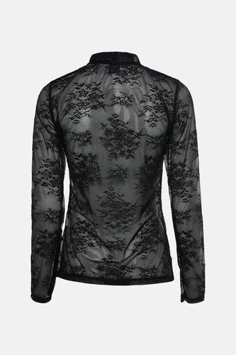 T-shirt à manches longues - noir - Terra di Siena