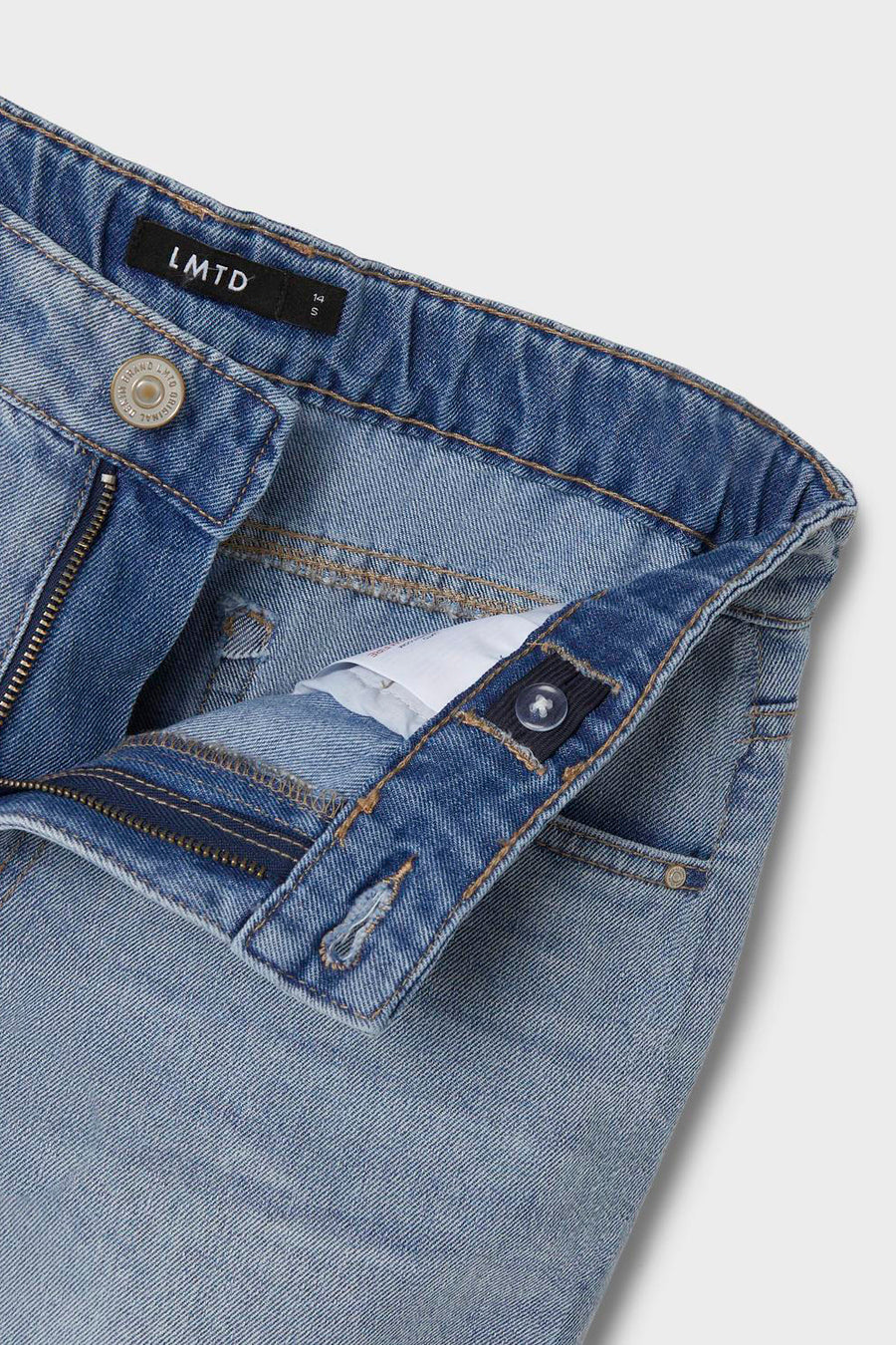 Jeans straight Light blue denim - LMTD
