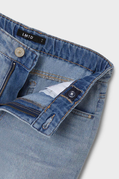 Jeans straight Light blue denim - LMTD