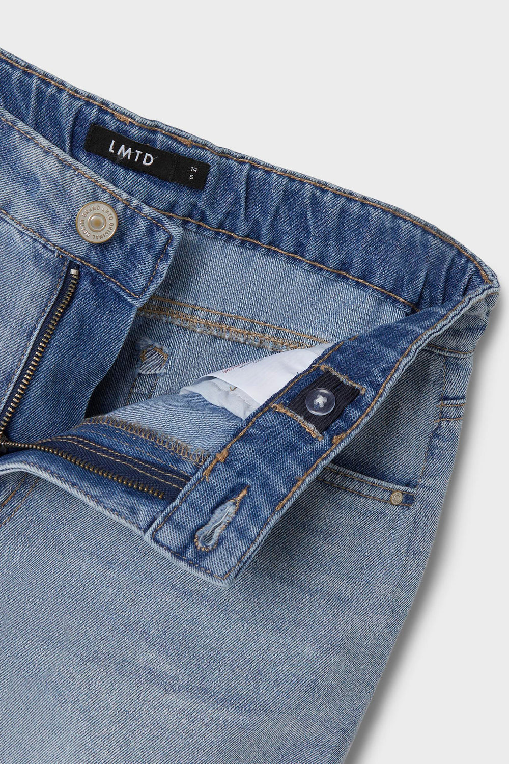 Jeans straight Light blue denim - LMTD