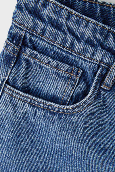 Jeans straight Mid blue denim - LMTD
