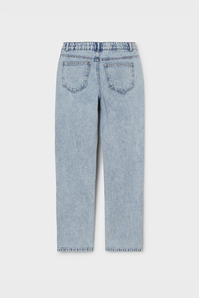Jean &agrave; coupe droite - bleu
