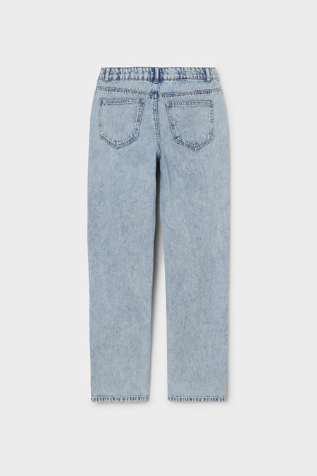 Jean &agrave; coupe droite - bleu
