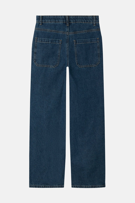 Jeans wide Dark blue denim - LMTD