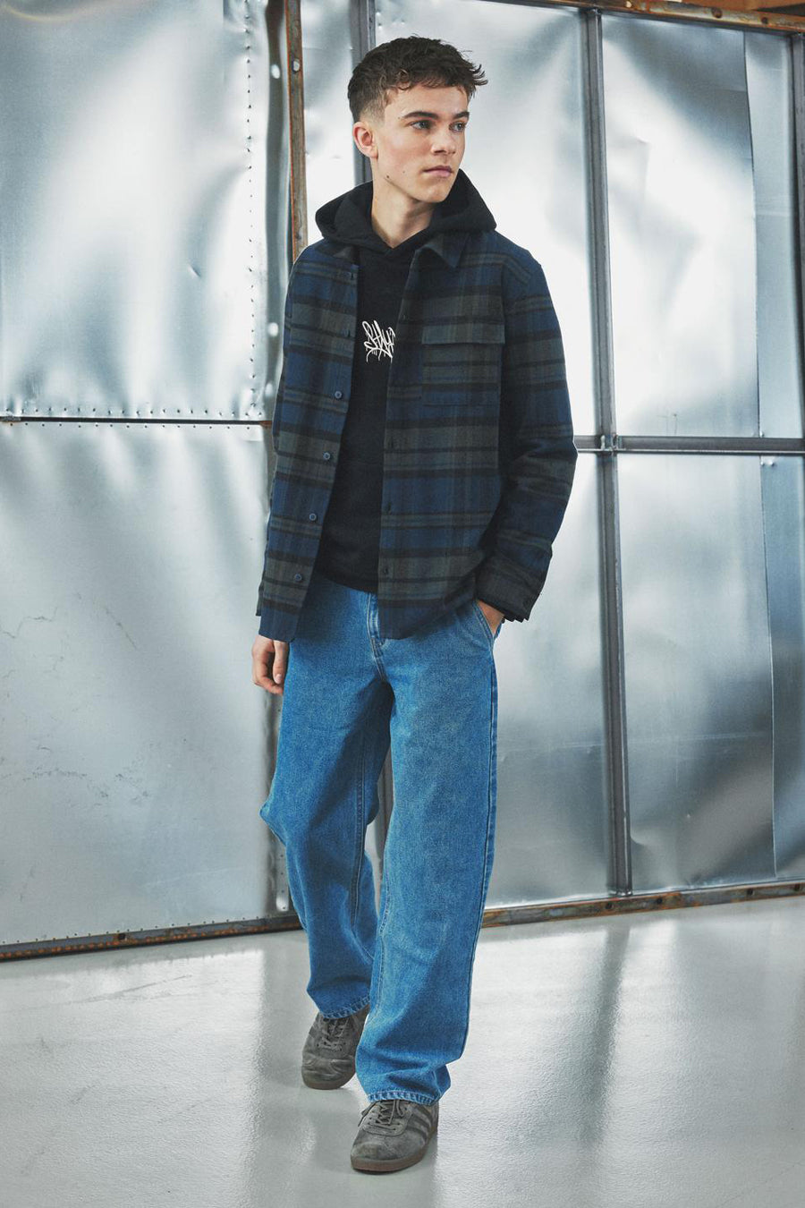 Jean large - mid blue denim - LMTD