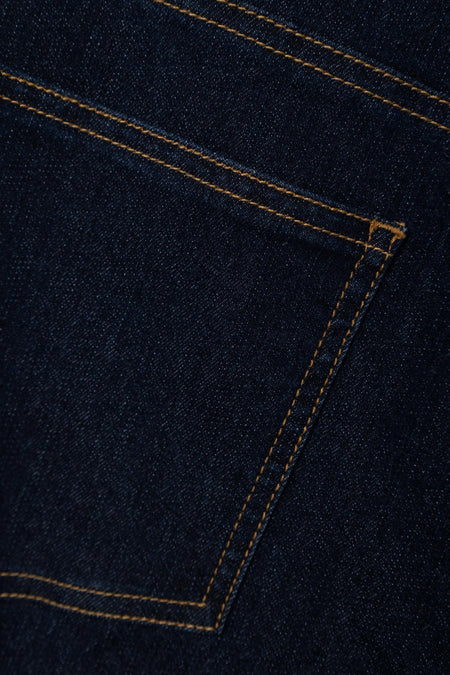 Jean &agrave; coupe droite - bleu