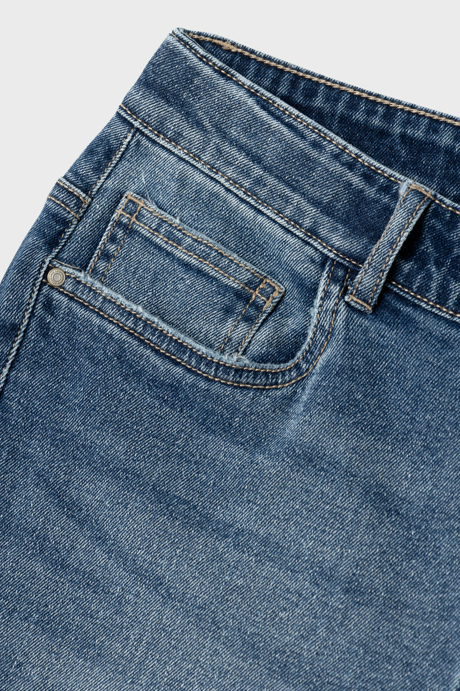 Jeans straight Dark blue denim - LMTD