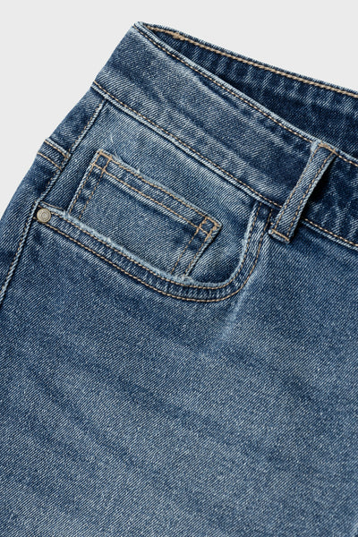 Jeans straight Dark blue denim - LMTD