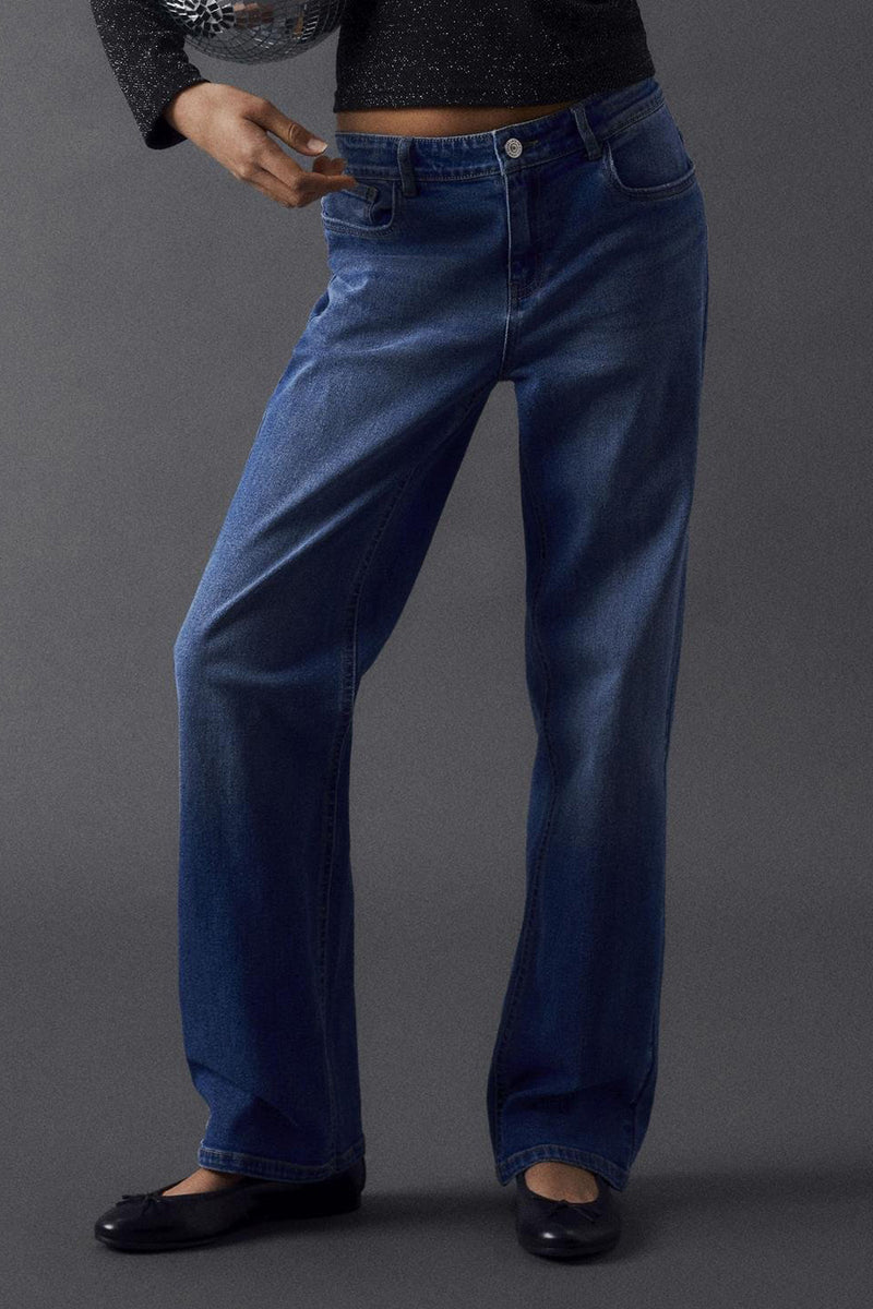 Jeans straight Dark blue denim - LMTD