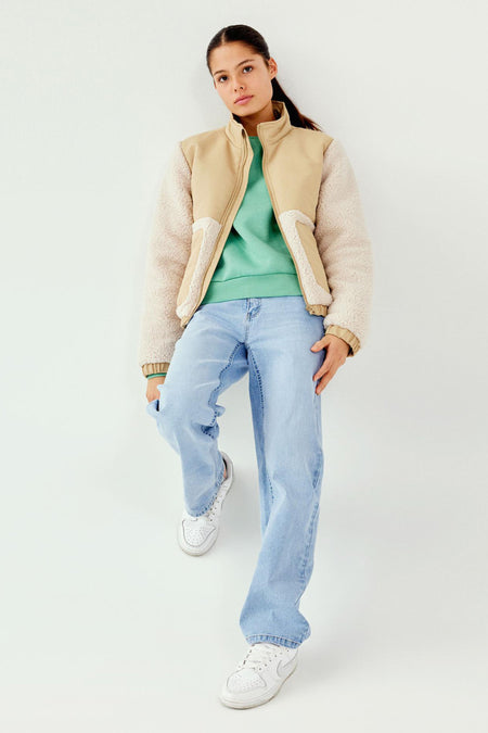 Jeans straight Light blue denim - LMTD