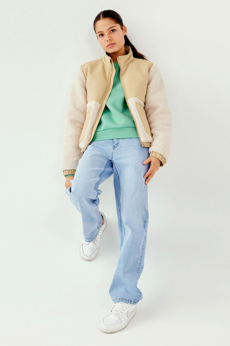 Jeans straight Light blue denim - LMTD