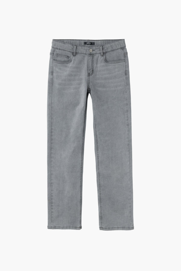 Jeans straight Light grey denim - LMTD