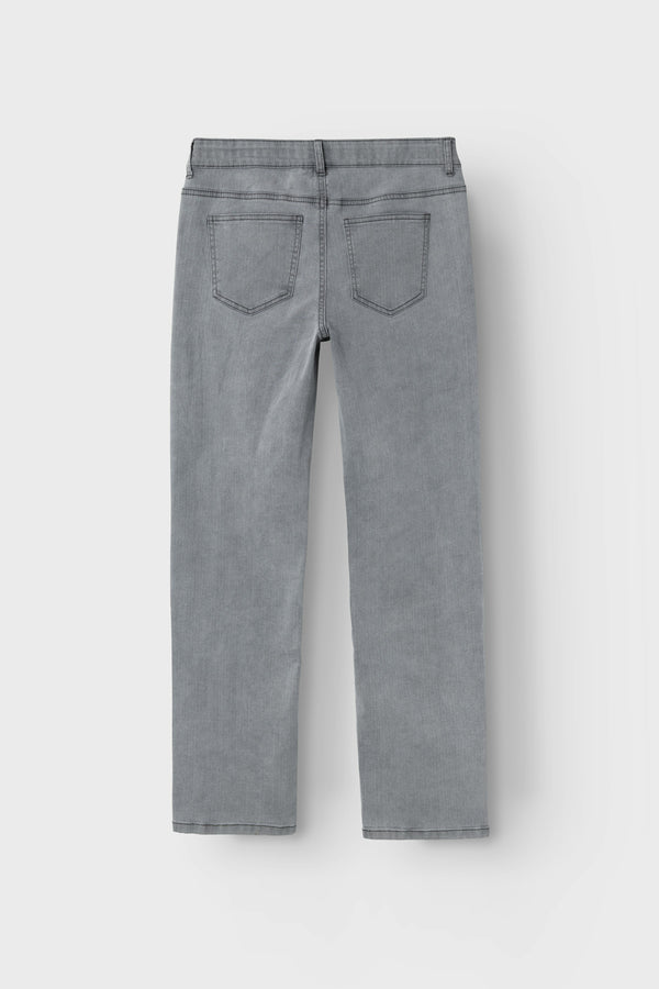 Jeans straight Light grey denim - LMTD