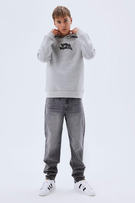 Jeans straight Light grey denim - LMTD