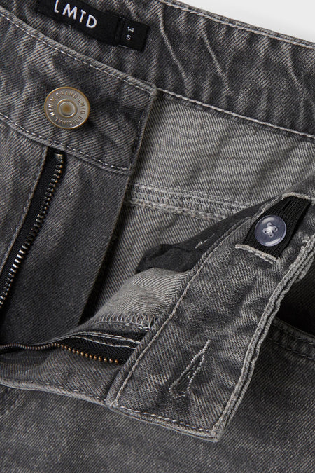 Jeans straight Light grey denim - LMTD