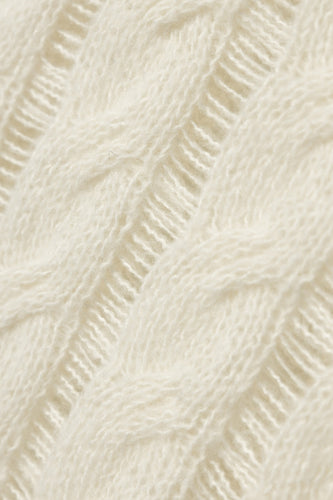 Pull à col rond - beige
