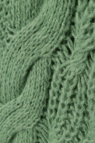 Pull à col rond - vert