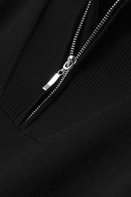 Pull col O Black denim - LMTD