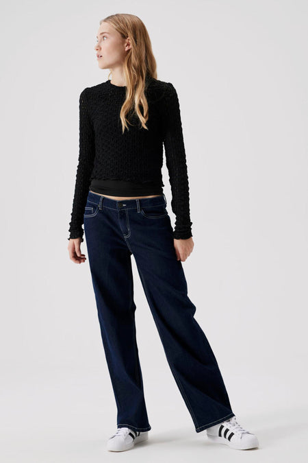 Pull col O Black denim - LMTD