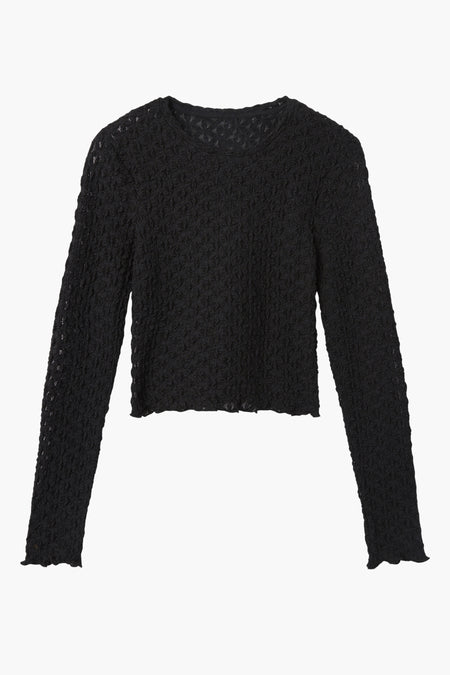 Pull col O Black denim - LMTD