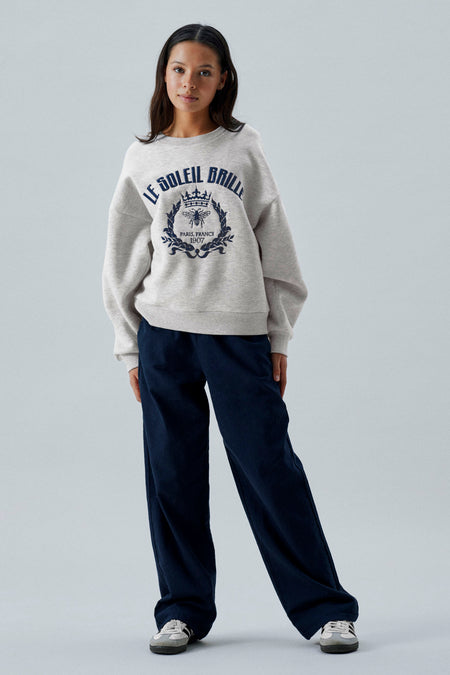 Sweat col O Gris - LMTD
