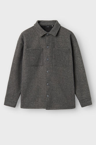 Chemise à manches longues - gris