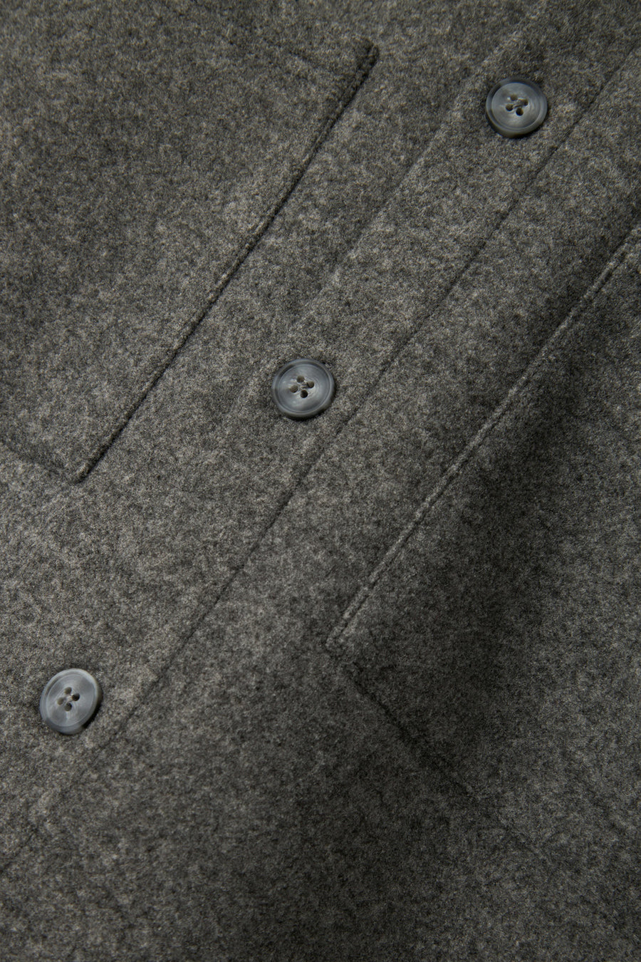 Grijs overhemd met lange mouwen van LMTD, met knopen en een zachte textuur.