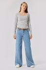 Jeans wide Light blue denim - LMTD