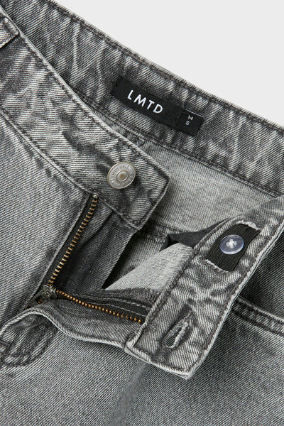 Jeans wide Light grey denim - LMTD