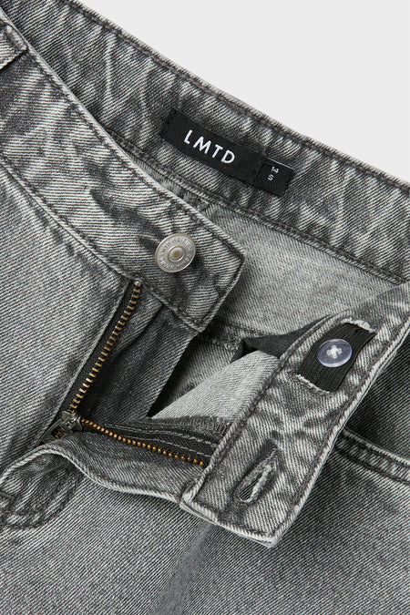 Jeans wide Light grey denim - LMTD