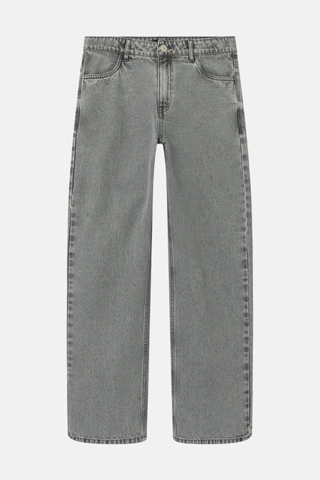 Jeans wide Light grey denim - LMTD