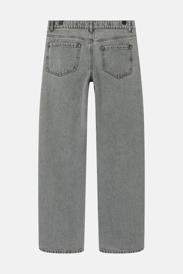 Jeans wide Light grey denim - LMTD