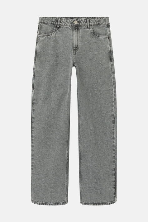 Jeans wide Light grey denim - LMTD