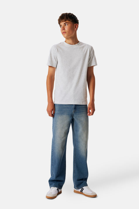 Jeans wide Mid blue denim - LMTD