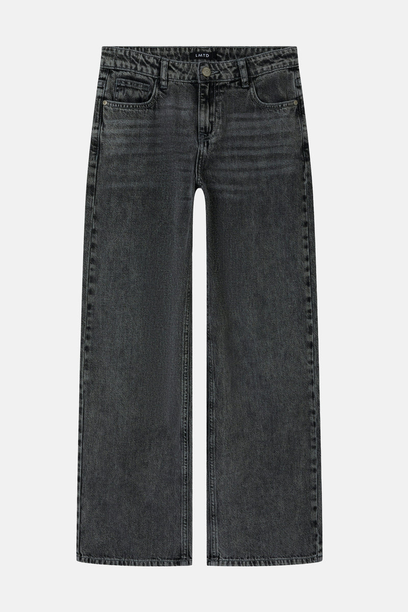 Jeans wide Light grey denim - LMTD