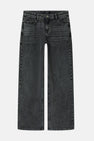 Jeans wide Light grey denim - LMTD