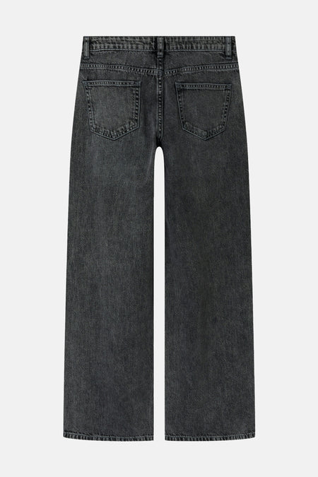 Jeans wide Light grey denim - LMTD