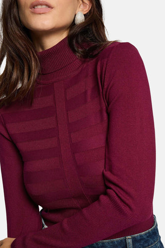 Pull col roulé mauve - Morgan De Toi - Morgan De Toi
