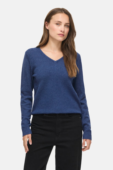 Pull col O bleu - VILA®