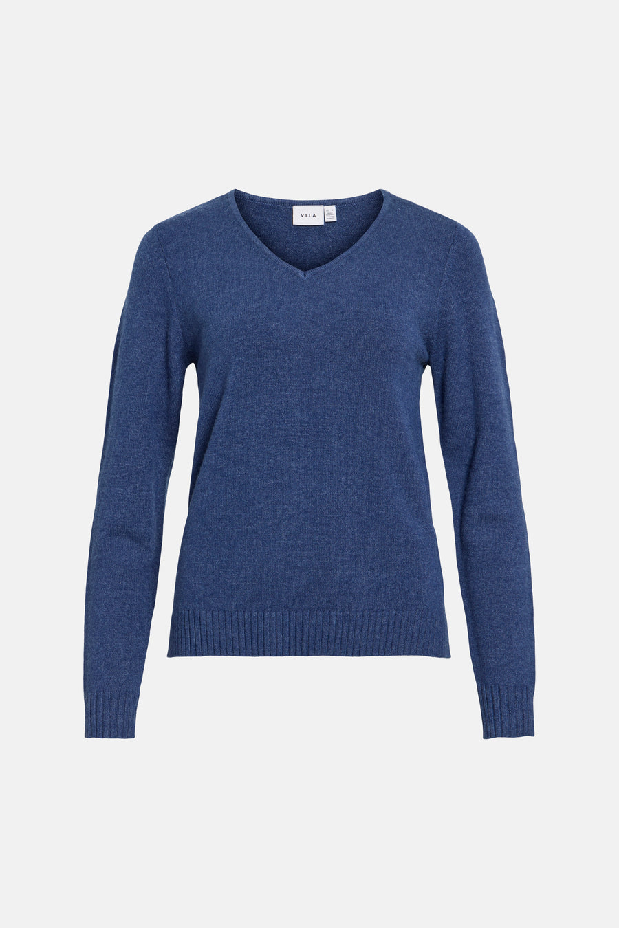 Pull col O - bleu