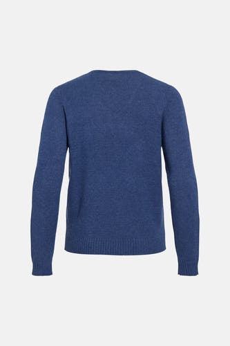 Pull col O - bleu