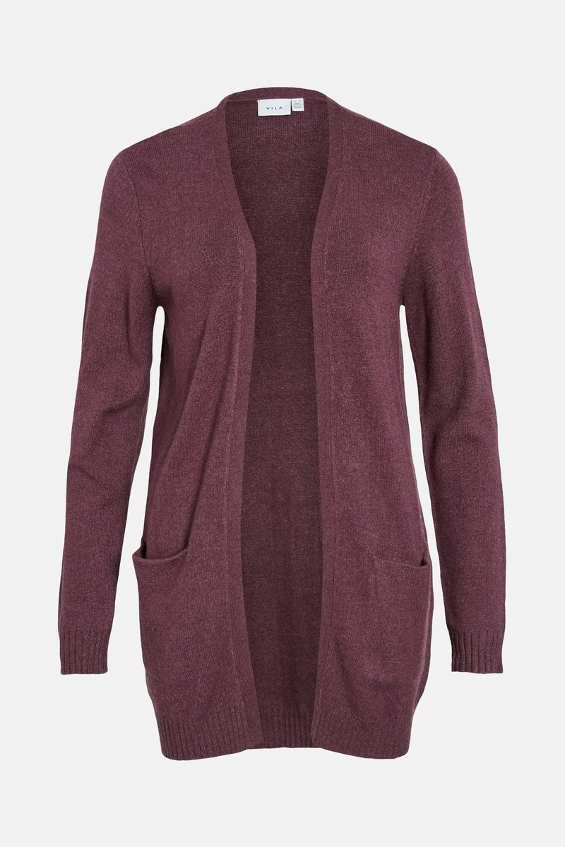 VIRIL OPEN L/S KNIT CARDIGAN - NOOS