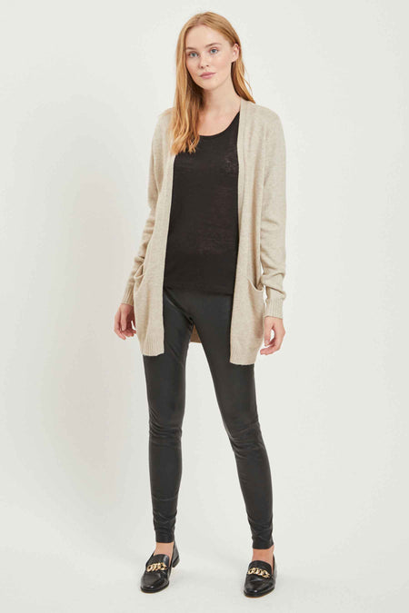 VIRIL OPEN L/S KNIT CARDIGAN - NOOS