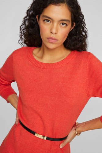 Pull à col rond - rouge - VILA®