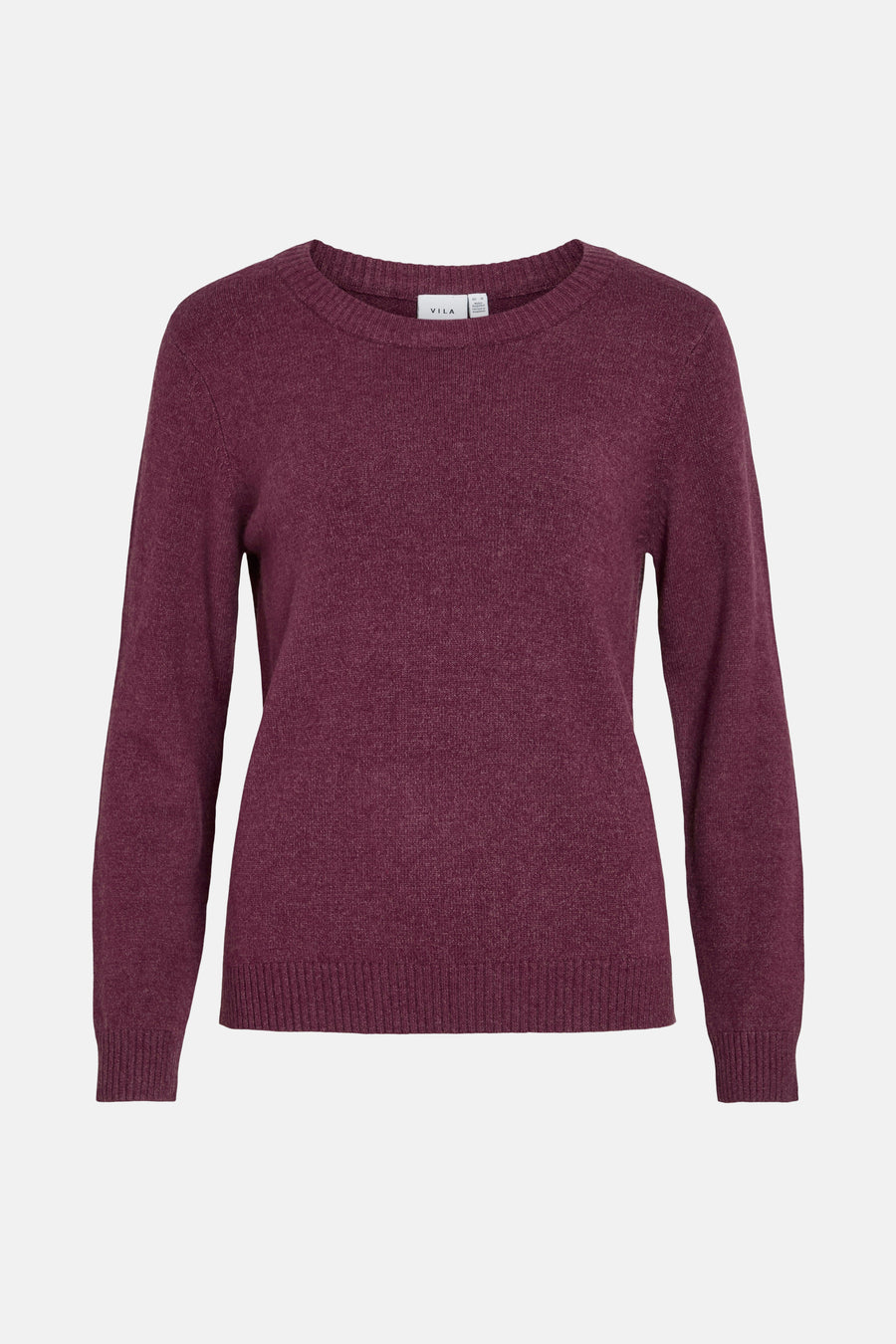 Pull à col rond - violet - VILA®