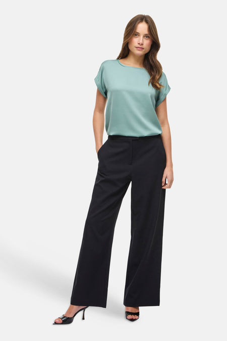 Top uni manche courte bleu - VILA®