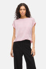 Top uni manche courte rose - VILA®