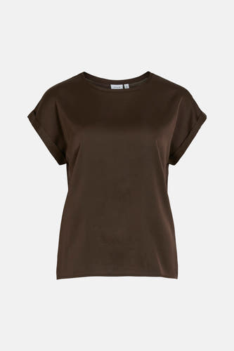 Top uni manche courte brun - VILA®