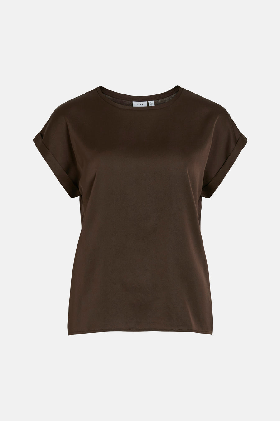 Top uni manche courte brun - VILA®
